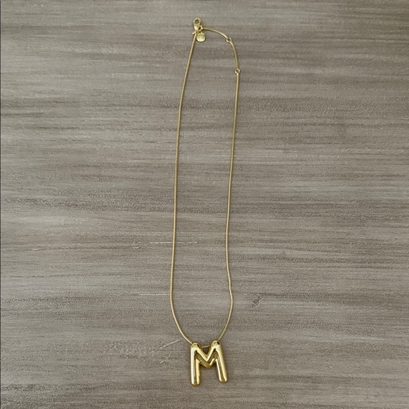 BaubleBar Jewelry - Baublebar Bubble Gold Initial 'M' Necklace ✨
